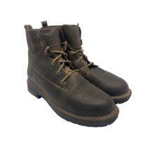 Timberland Pro Women&#39;s Hightower 6” Alloy Toe Work Boots A1KJU Dark Brown 7.5M - £68.33 GBP