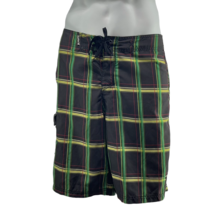 Hurley Swim Shorts Plaid Medium Length Board-shorts / Trunks Men&#39;s Size 34 - £9.17 GBP