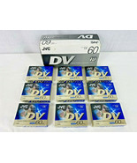 Sealed JVC DVC Digital Video Cassette Tapes Mini DV - DVM60 - Lot of 9 -... - £46.70 GBP