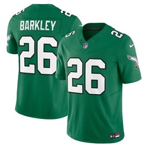 New Mens Saquon Barkley Retro Eagles Kelly Green Fuse Football Jersey - £38.60 GBP