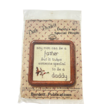 Dale Burdett Country Cross Stitch  Daddy&#39;s Are Special People Kit CK73 +... - $11.55