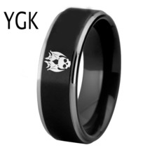 Skull Bat Halloween Design Ring Women Wedding Ring Engagement Rings for men Tung - £29.36 GBP