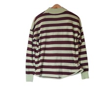 Madewell Woman S Ashbury Mockneck Sweater Kelsey Stripe Wool Alpaca Gree... - £15.72 GBP