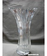 Mikasa Crystal Diamond Fire Curved Vase - $12.99