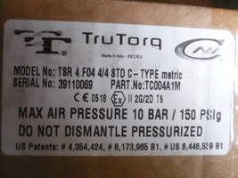 New Tru-Torq Tsr 4 F04 4/4 Std C TC004A1M Actuator - £90.89 GBP