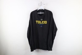 Vtg Adidas Mens XL Distressed University of Toledo Football Long Sleeve T-Shirt - £31.16 GBP