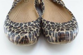 Crocs Women Sz 7 M Brown Flat Synthetic Shoes - £13.41 GBP