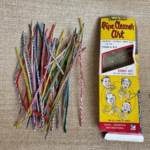 Vintage Chenille-Kraft Pipe Cleaner Art Kit Box w/ Stems Retro Holiday C... - $729.76 MXN