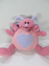 Animal Adventure Pink Heart Tummy LadyBug Valentines Day Stuffed Plush w... - $12.00