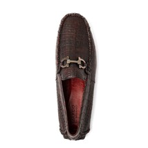 Parma Genuine Caiman Belly Slipon Loafer Blackcherry image 4