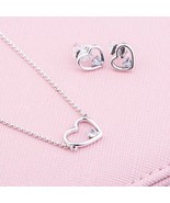 Symmetric Heart of Love Necklace and Asymmetric Hearts of Love Earrings ... - $22.22 CAD+