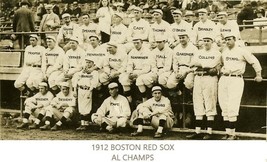 1912 BOSTON RED SOX 8X10 TEAM PHOTO BASEBALL PICTURE WITH NAMES WS CHAMP... - $4.94