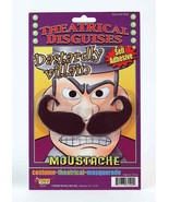 FORUM SELF ADHESIVE DASTARDLY VILLAIN BLACK CHARACTER MOUSTACHE 61500 - $9.78