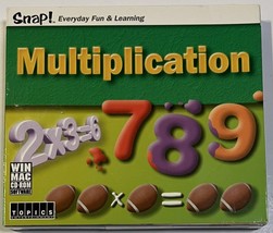 Snap! Multiplication Everyday Fun &amp; Learning Win Mac CD-Rom Software 2003 NEW - £4.15 GBP