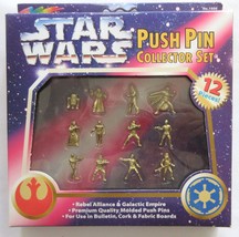 Vintage Rose Art Star Wars Push Pins Collector Set 12 Pieces 1997 Brand New - £18.13 GBP