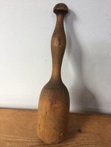 Vintage Antique Primitive Solid Wood Hand Potato Cabbage Sauerkraut Mash... - £62.53 GBP