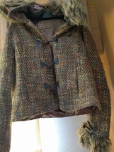 Womens Jackets - Per Una Size 12 Polyester Multicoloured Jacket - £14.35 GBP