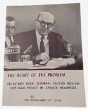 1966 US Department of State Publication the Heart of the Problem Viet-Nam Policy - £27.21 GBP