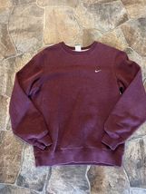Nike Sportswear Mens Classic Fleece Maroon LS Sweatshirt!!(Sm)341570 - $17.81