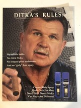 200 Consort Hair Spray Vintage Print Ad Advertisement Mike Ditka pa11 - $8.90