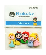 Buttons Galore Flatbackz Embellishments-Princesses - €12,68 EUR
