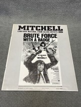 Mitchell 1975 Movie Poster Pressbook Press Kit Vintage Cinema John Saxon... - £38.70 GBP