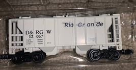 N Scale Bachmann Rio Grande D&amp;RGW 12057 Covered Hopper Car - £16.96 GBP