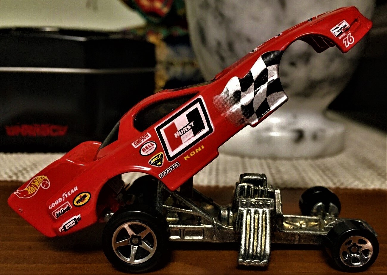 Hot Wheels Die Cast HURST PONTIAC FUNNY CAR DRAGSTER 1977 Item image 7