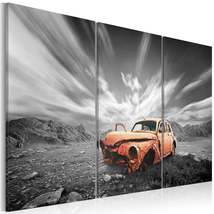 Tiptophomedecor Stretched Canvas Still Life Art - Old Car - Stretched &amp; Framed R - £62.92 GBP+