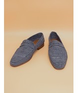 oxford shoes, oxford shoes men, blue raffia shoes, leather oxfords, raff... - £58.98 GBP