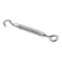 Prime-Line 9070335 Turnbuckles, Eye-To-Hook, 1/4 inch X 7-5/8 inch, Zinc Plated  - £11.94 GBP