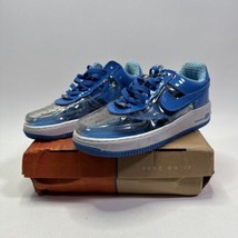 Blue Clear Invisible Fantastic 4 Premium Nike Air Force 1 / Mens Size 7.5 - £140.35 GBP