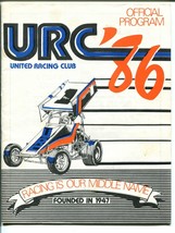 URC RACE PROGRAM 1986-FAMOUS EAST COAST SPRINT CAR SERIES-LEROY FELTY-vg - $32.79