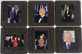 6 Diff 1987-1995 David Brinkley Newscaster Photo Transparency Slide 35mm - £17.03 GBP