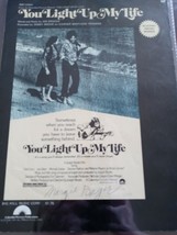 You Light Up My Life Movie Debby Boone Sheet Music Piano Vocal Guitar 1977 - £15.03 GBP