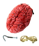 LifeSize Fake Zombie BLOODY BRAIN BUTCHER TRAY Human Organ Halloween Hor... - $194.79 MXN