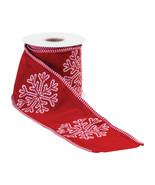 Snowflake Outline Ribbon 4&quot; x 5 yds. - $74.91 CAD