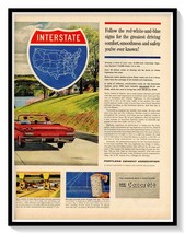 Portland Cement Assoc. Interstate Highway Ad Vintage 1961 Magazine Adver... - £7.73 GBP