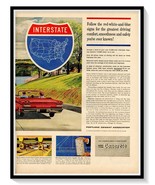 Portland Cement Assoc. Interstate Highway Ad Vintage 1961 Magazine Adver... - £7.62 GBP
