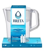 BRITA WATER FILTER PITCHER FILTRATION JUG DISPENSER 10 CUP PRODUCTS W/ 2... - £50.31 GBP