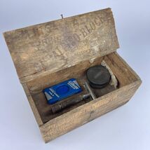 1970 Vintage Military Soldier Set of Razor Gillette Vaseline in Wood Box... - $155.00