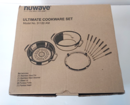 Nuwave Ultimate Induction 12 Pc Cookware Set 31120AM Steamer Fondue Kitc... - $23.75