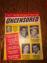 July 1957 UNCENSORED Magazine Johnson-Davis-Todd-Lewis/Martin-Great Ads! - £7.92 GBP