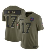New Mens Josh Allen #17 Bills 2025 Salute to Service LimitedJerseys - Olive - $69.90