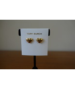 TORY BURCH HEART STUD GOLD COLOR EARRINGS. NEW - $49.99