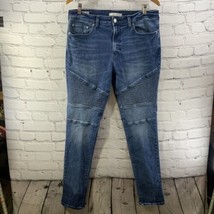 Pacsun Skinny Jeans Mens Sz 34 x 32 Stacked Moto - $29.69