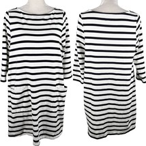 The Nines by Hatch Boatneck Striped Maternity Dress Large Pockets - $29.69