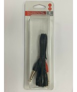 3-Foot 3.5mm Stereo Female Jack to Dual Left &amp; Right 1/4&quot; Mono Male Plug... - $17.81 CAD