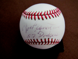 JOE PIGNATANO 1967 LA DODGERS 1962 NEW YORK METS SIGNED AUTO OML BASEBAL... - $59.39