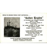 Golden Heights Victorian Mansion Grand Forks British Columbia Advertisin... - $30.64